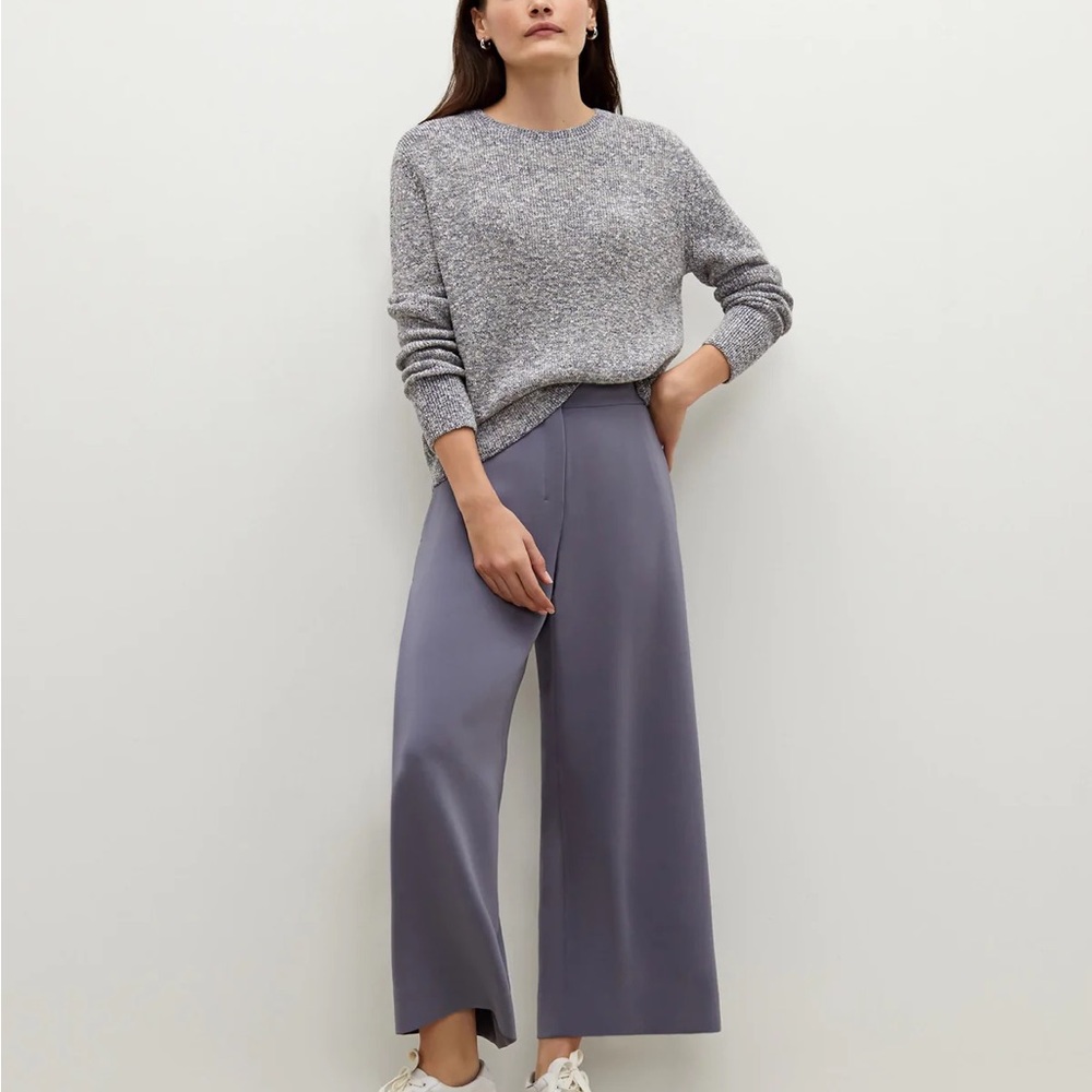 MM Lafleur - The Butler Sweater XS - Knit Boucle-Navy/Ivory